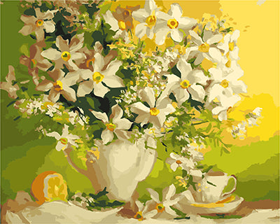 Blume Malen nach Zahlen GX21618