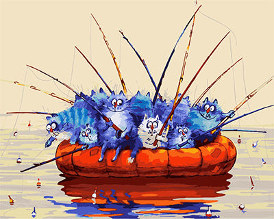 Cartoon Malen nach Zahlen GX21660