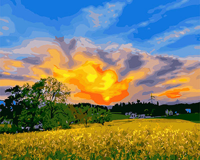 Landschaft Malen nach Zahlen GX21663