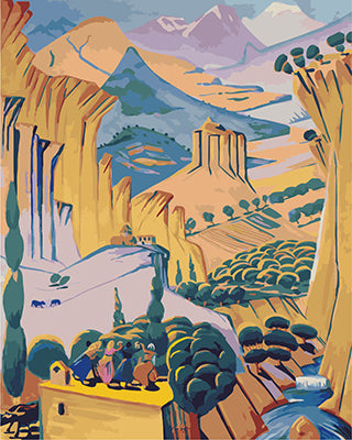 Cartoon Malen nach Zahlen GX21671