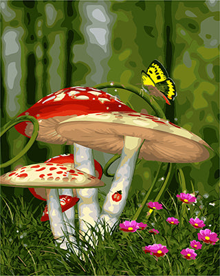 Blume Malen nach Zahlen GX21764