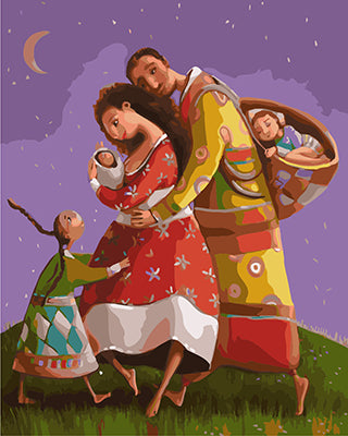 Cartoon Malen nach Zahlen GX21774