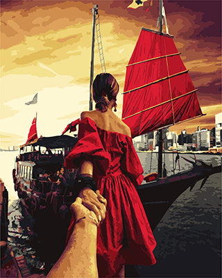 Porträt Malen nach Zahlen GX21777