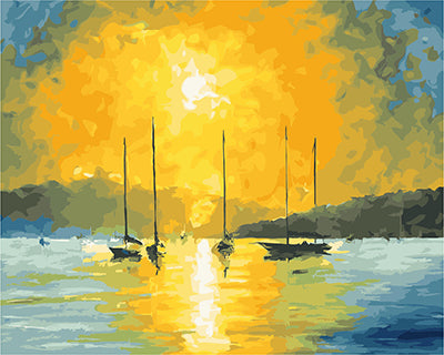 Landschaft Malen nach Zahlen GX21778