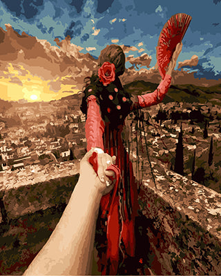 Porträt Malen nach Zahlen GX21780