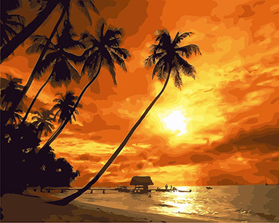 Landschaft Malen nach Zahlen GX21812