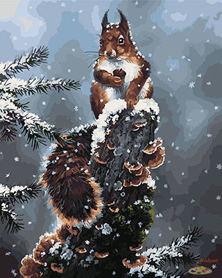 Tier Malen nach Zahlen GX21834