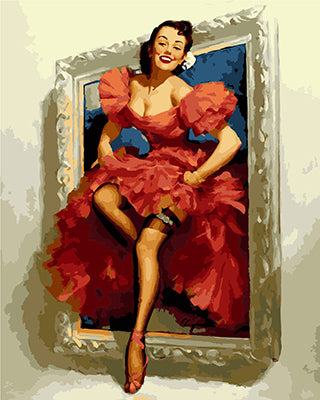 Porträt Malen nach Zahlen GX21848