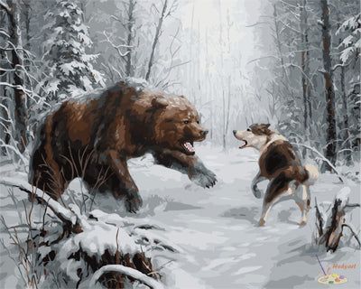 Tier Malen nach Zahlen GX21873