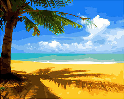 Meereslandschaft Malen nach Zahlen GX21934