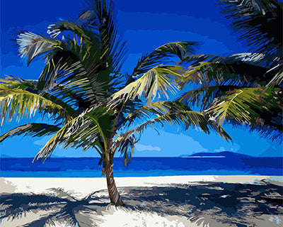 Meereslandschaft Malen nach Zahlen GX21935