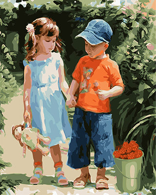 Porträt Malen nach Zahlen GX21949