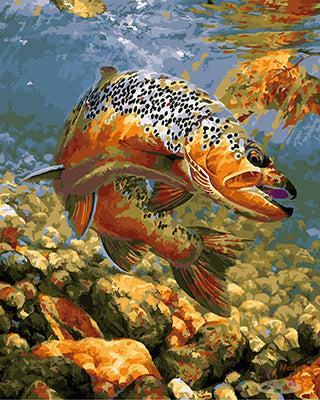 Tier Malen nach Zahlen GX21974