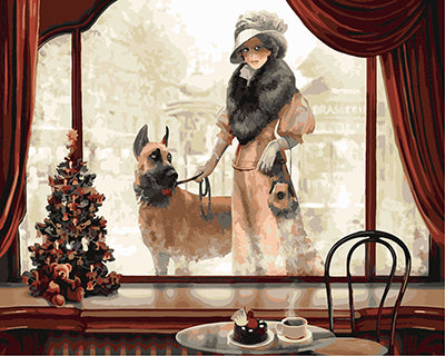 Porträt Malen nach Zahlen GX22010