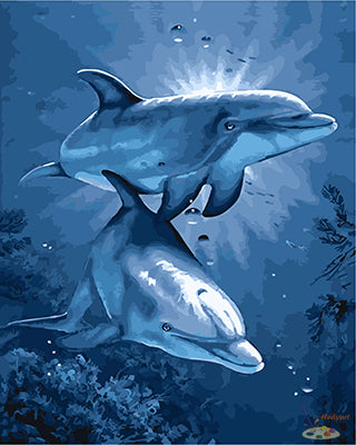 Tier Malen nach Zahlen GX22019