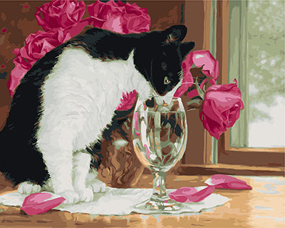 Hund & Katze Malen nach Zahlen GX22037