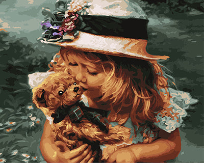 Porträt Malen nach Zahlen GX22042