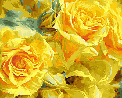 Blume Malen nach Zahlen GX22045