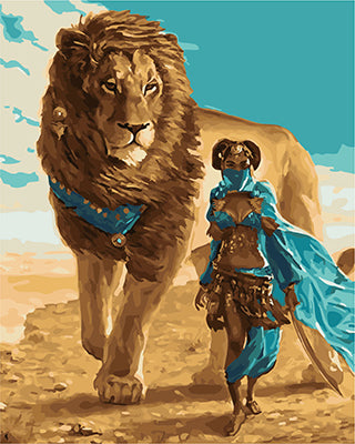 Porträt Malen nach Zahlen GX22047