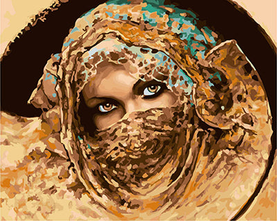 Porträt Malen nach Zahlen GX22051