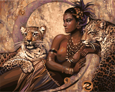 Porträt Malen nach Zahlen GX22062