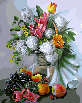 Blume Malen nach Zahlen GX22078