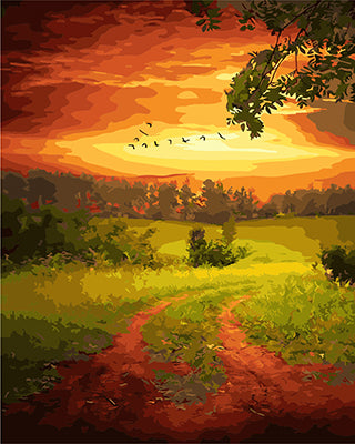 Landschaft Malen nach Zahlen GX22091