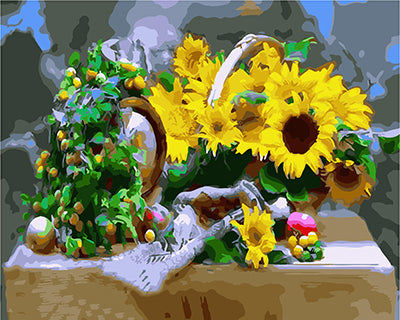 Blume Malen nach Zahlen GX22092
