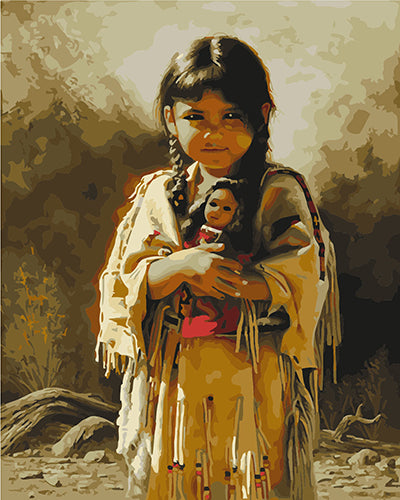 Porträt Malen nach Zahlen GX22105