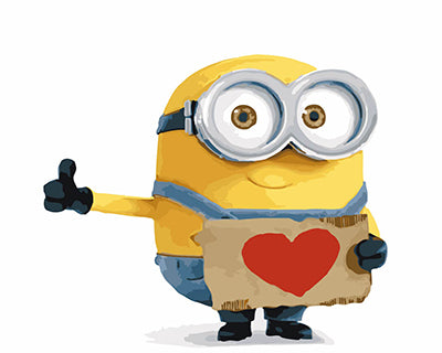 Cartoon Malen nach Zahlen GX22142