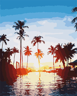 Landschaft Malen nach Zahlen GX22147