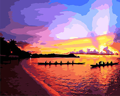 Landschaft Malen nach Zahlen GX22158