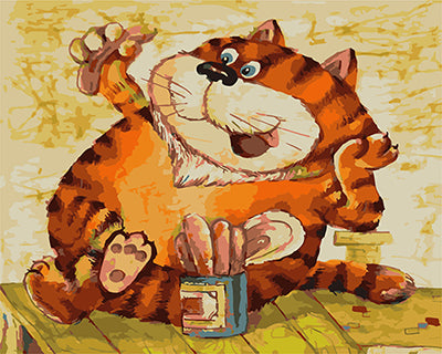 Cartoon Malen nach Zahlen GX22174