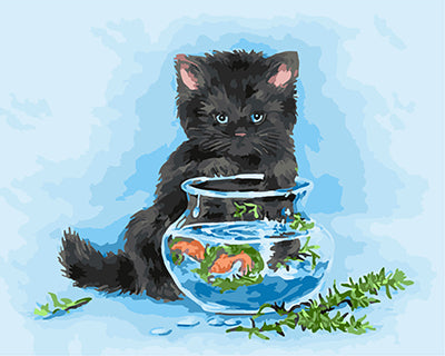 Hund & Katze Malen nach Zahlen GX22189