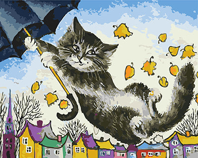 Hund & Katze Malen nach Zahlen GX22195