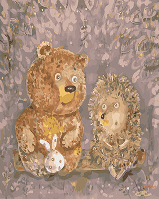 Tier Malen nach Zahlen GX22197