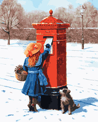 Porträt Malen nach Zahlen GX22201