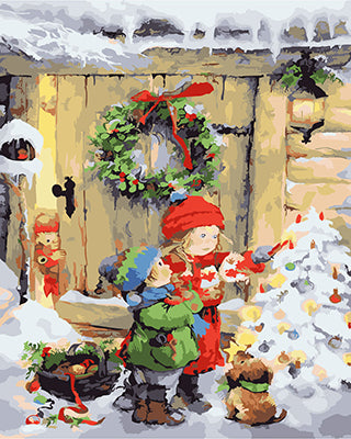 Cartoon Malen nach Zahlen GX22203