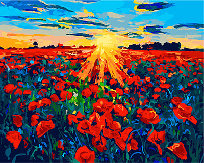 Blume Malen nach Zahlen GX22221