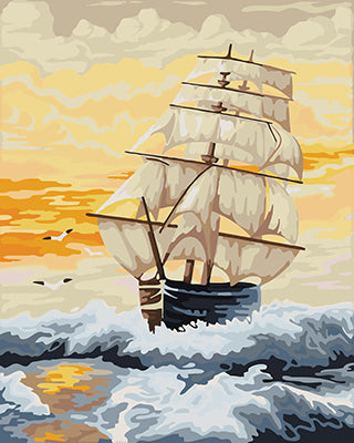 Meereslandschaft Malen nach Zahlen GX22282