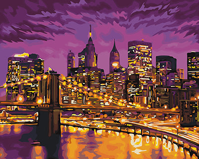 Stadt Malen nach Zahlen GX22287