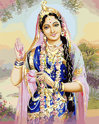 Porträt Malen nach Zahlen GX22314