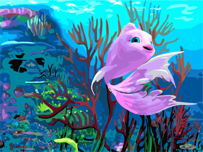 Tier Malen nach Zahlen GX22350