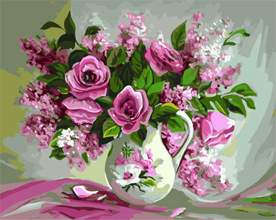Blume Malen nach Zahlen GX22401