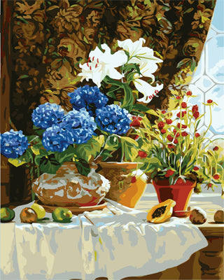 Blume Malen nach Zahlen GX22406