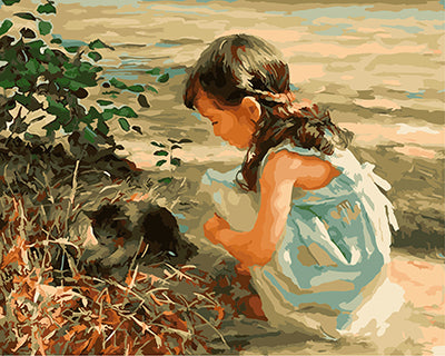 Porträt Malen nach Zahlen GX22508