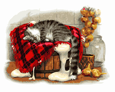 Hund & Katze Malen nach Zahlen GX22610