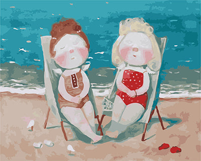 Cartoon Malen nach Zahlen GX22613