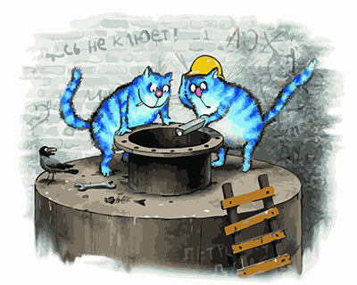 Cartoon Malen nach Zahlen GX22615