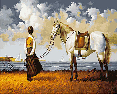 Porträt Malen nach Zahlen GX22671